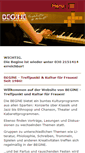 Mobile Screenshot of begine.de